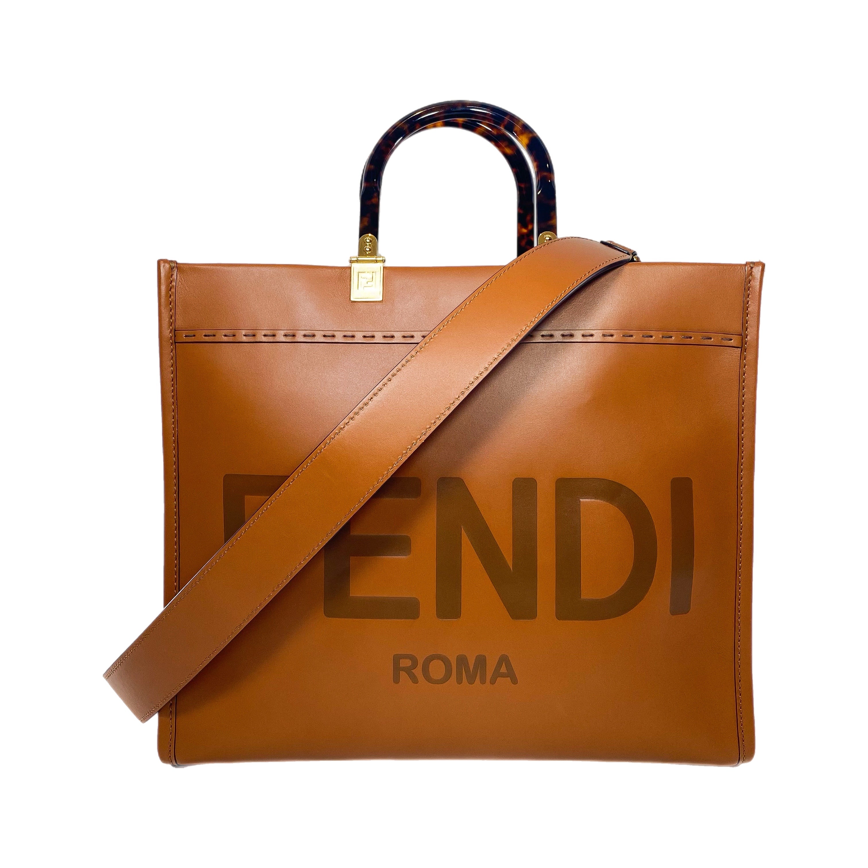 Fendi Brown Medium Sunshine Tote