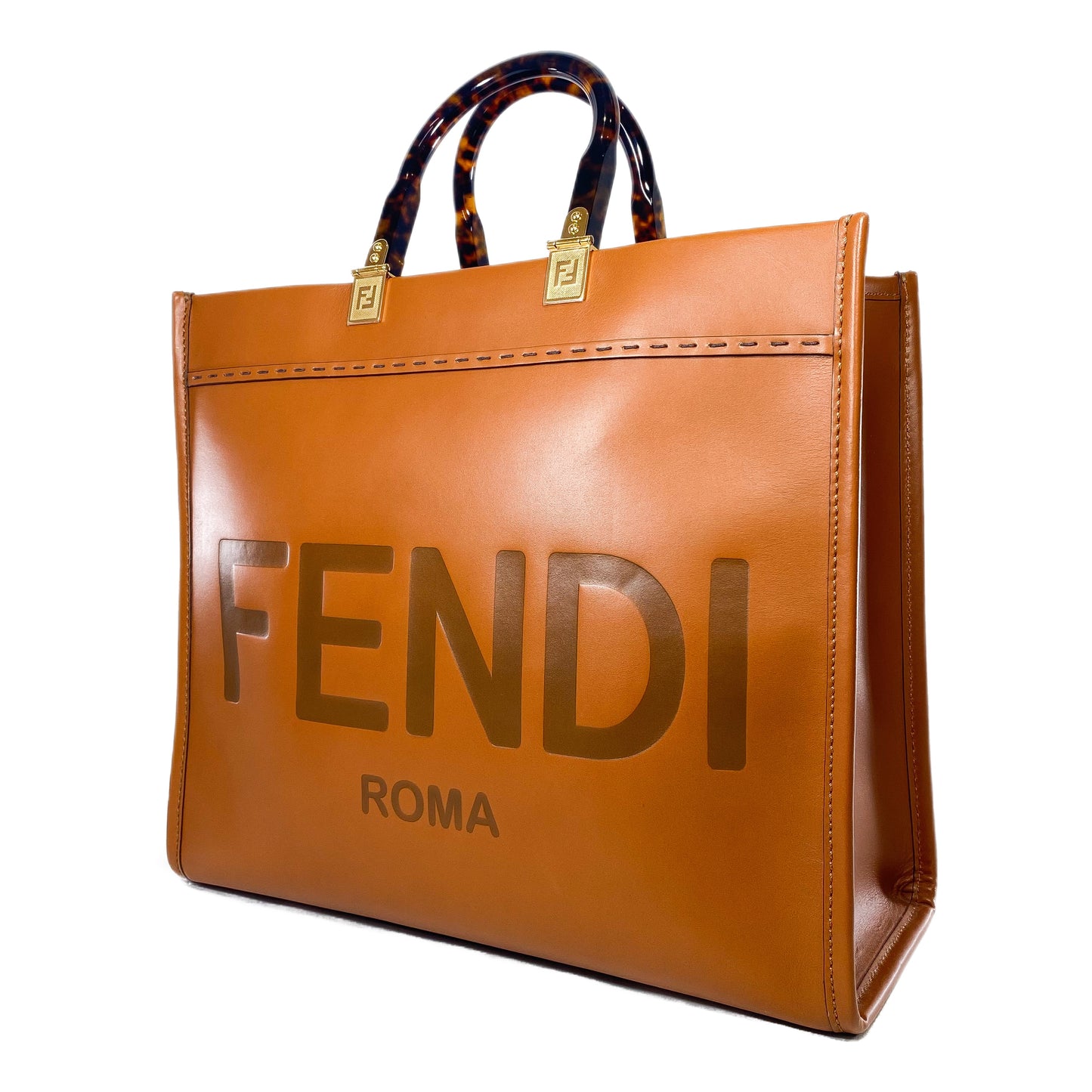 Fendi Brown Medium Sunshine Tote
