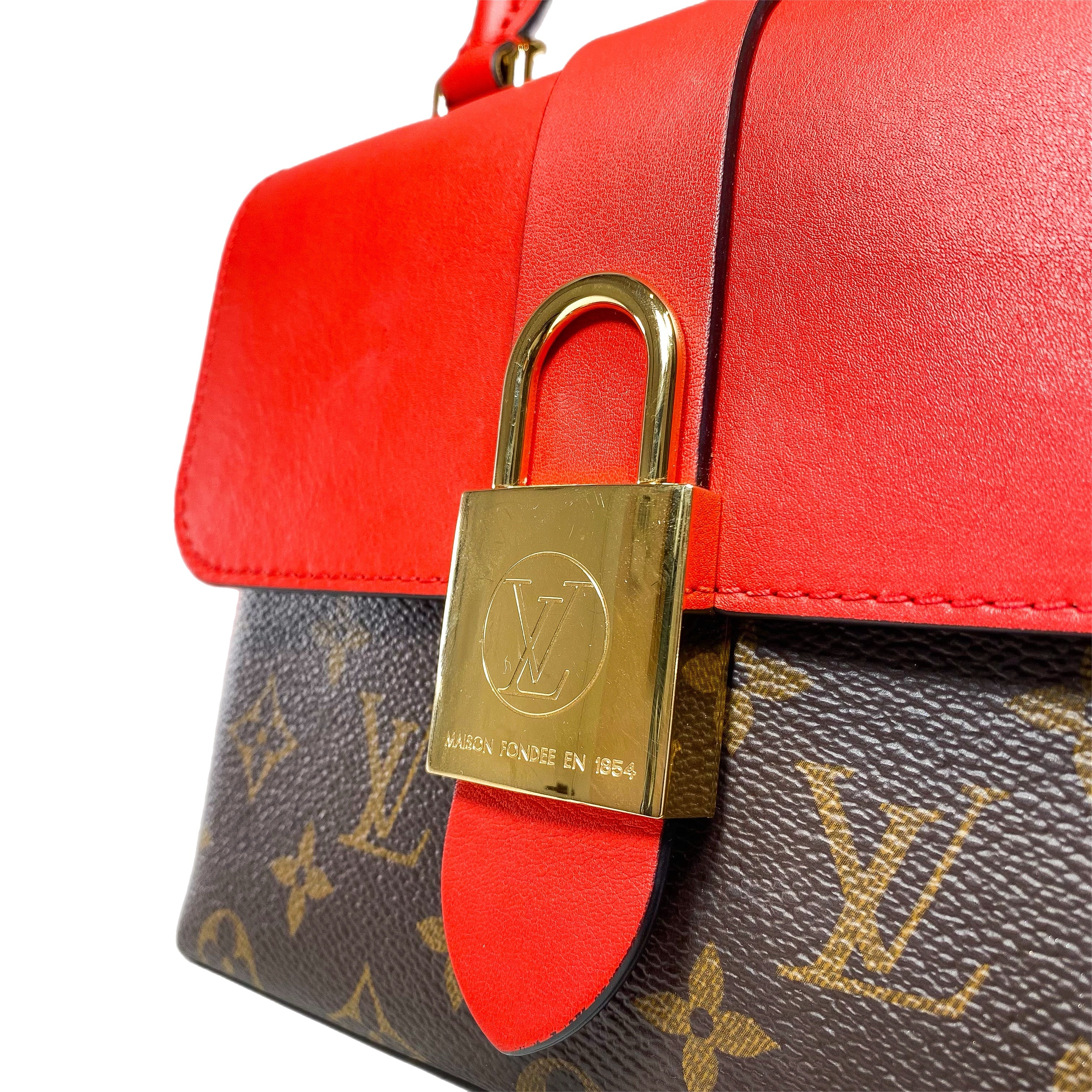 Louis Vuitton Monogram Red Locky