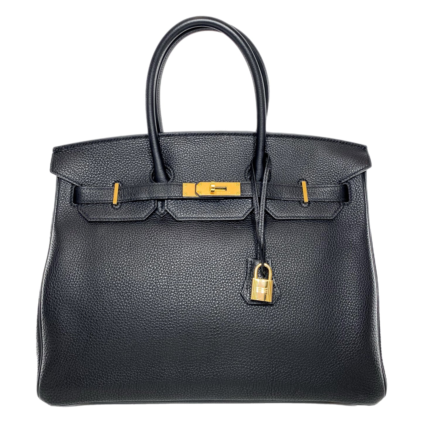 Hermes Birkin 35 Black Togo Gold Hardware