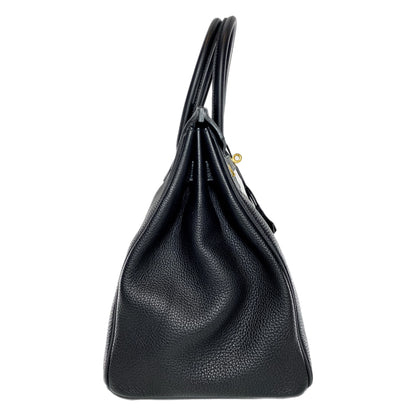 Hermes Birkin 35 Black Togo Gold Hardware