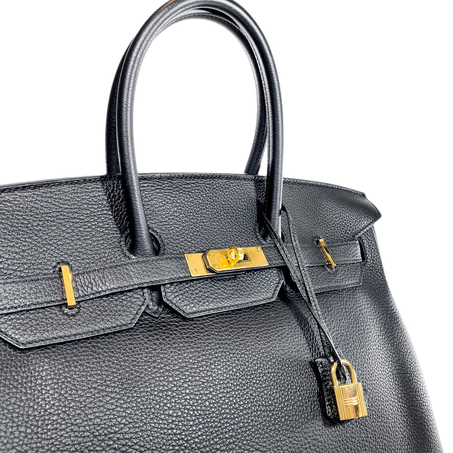 Hermes Birkin 35 Black Togo Gold Hardware
