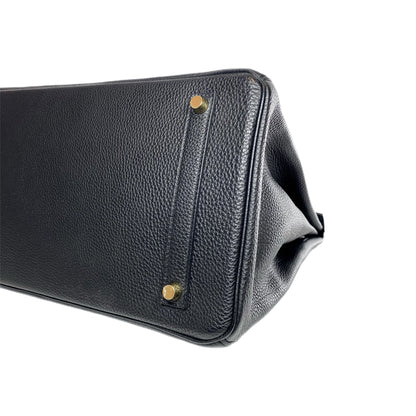 Hermes Birkin 35 Black Togo Gold Hardware