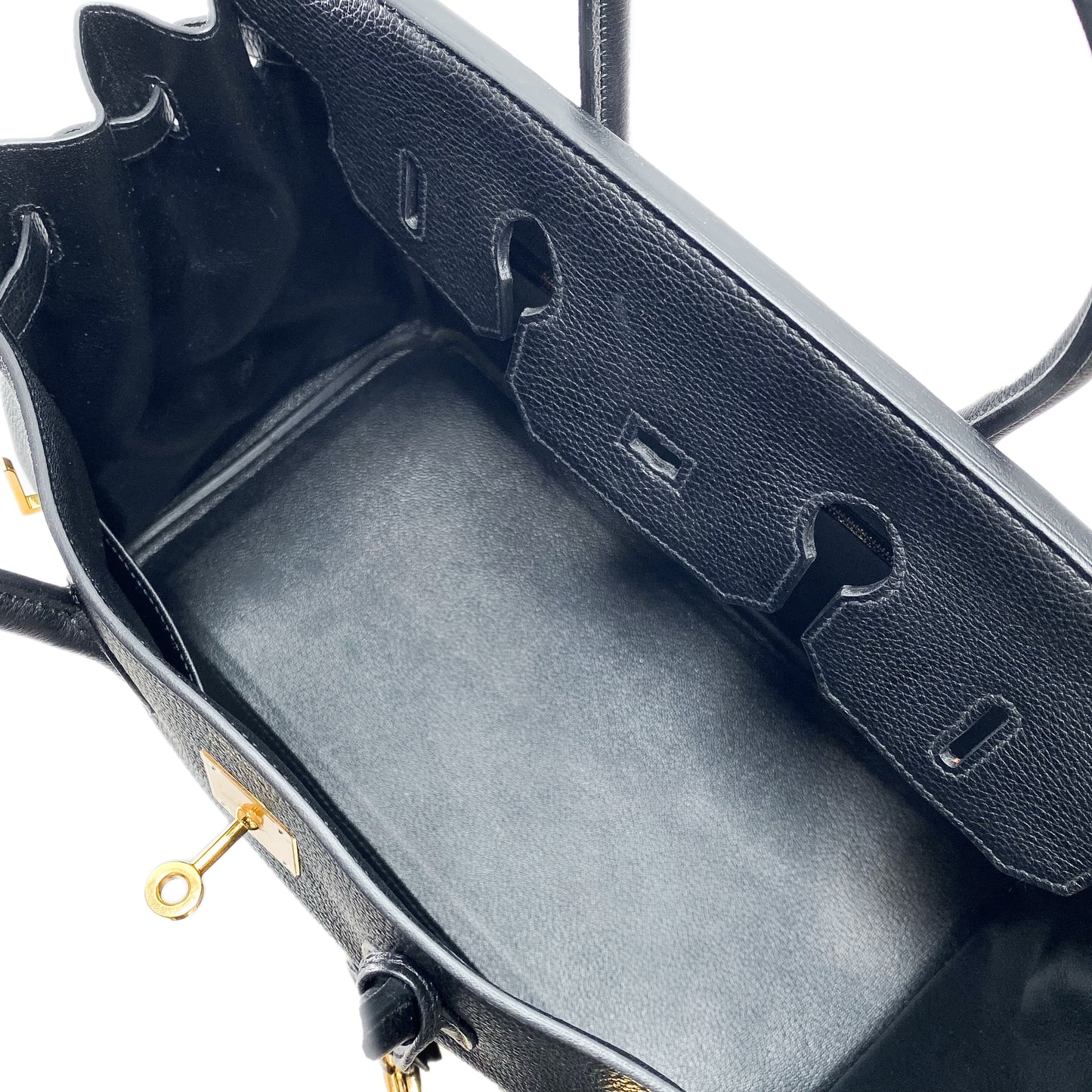 Hermes Birkin 35 Black Togo Gold Hardware