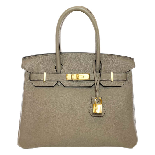 Hermes Birkin 30 Gris Asphalte Togo Gold Hardware