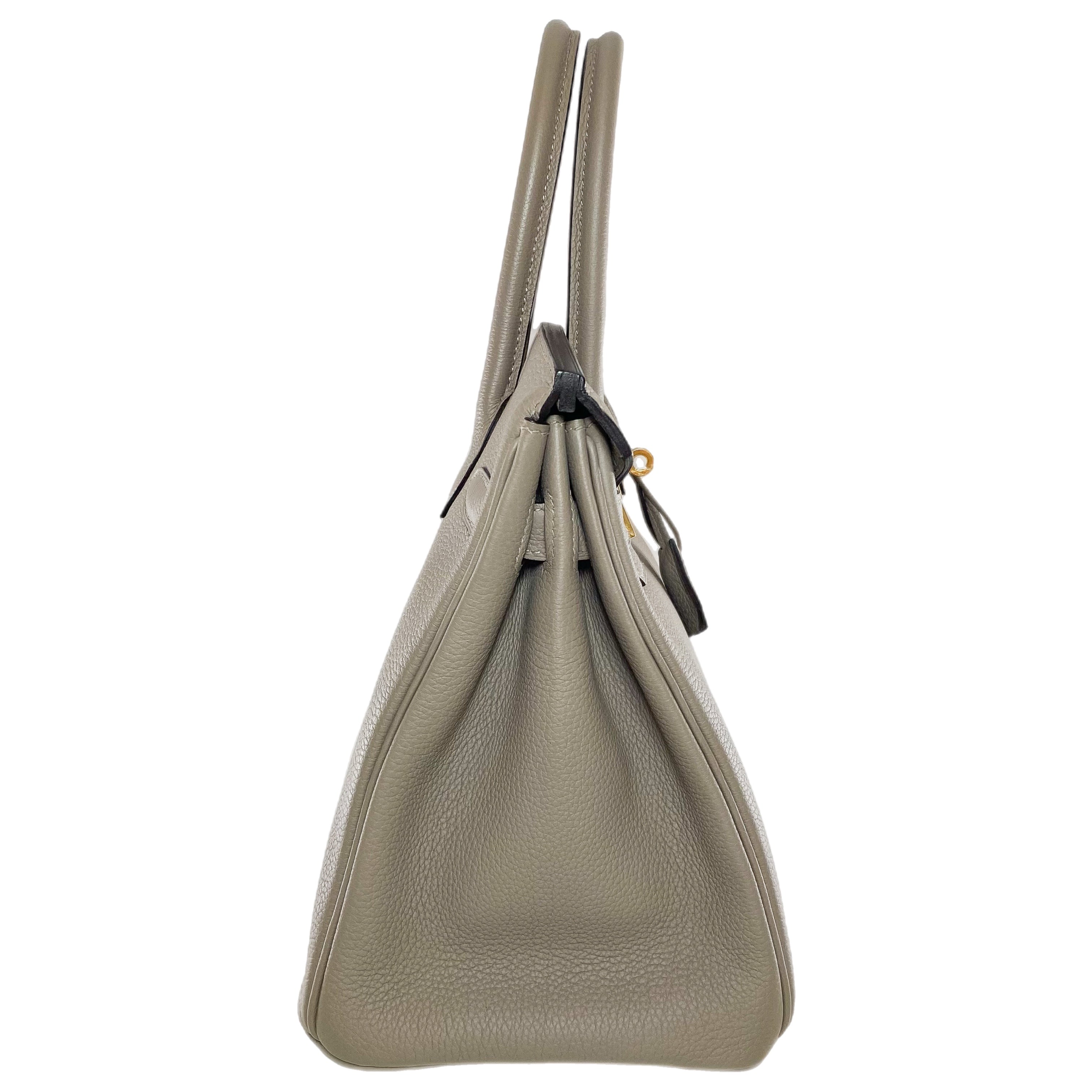 Hermes Birkin 30 Gris Asphalte Togo Gold Hardware