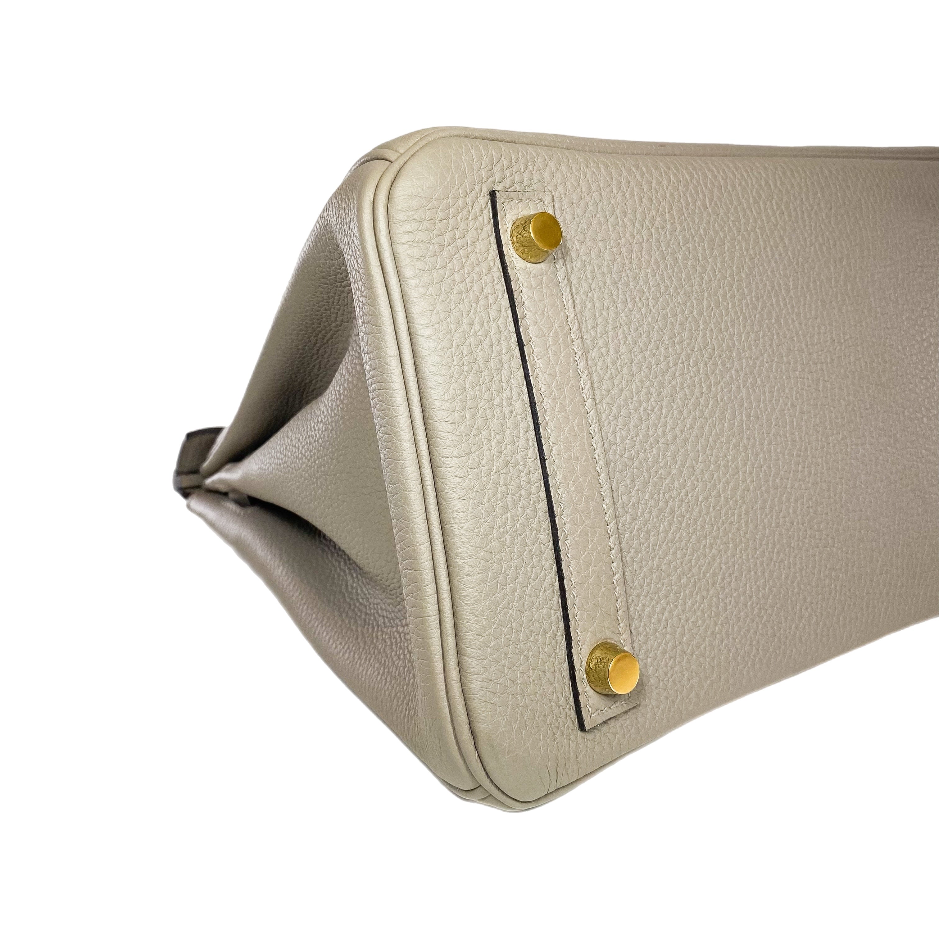 Hermes Birkin 30 Gris Asphalte Togo Gold Hardware