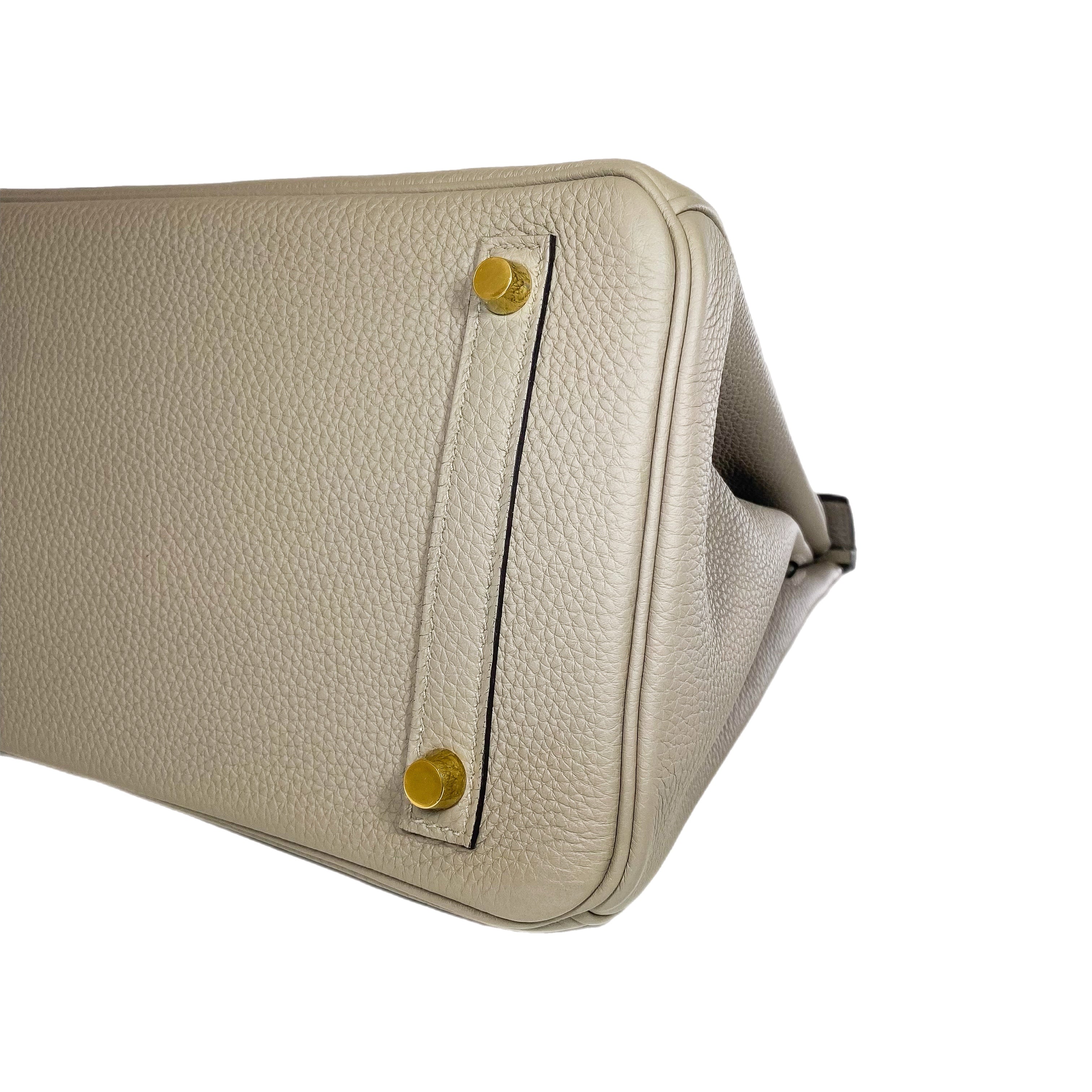 Hermes Birkin 30 Gris Asphalte Togo Gold Hardware