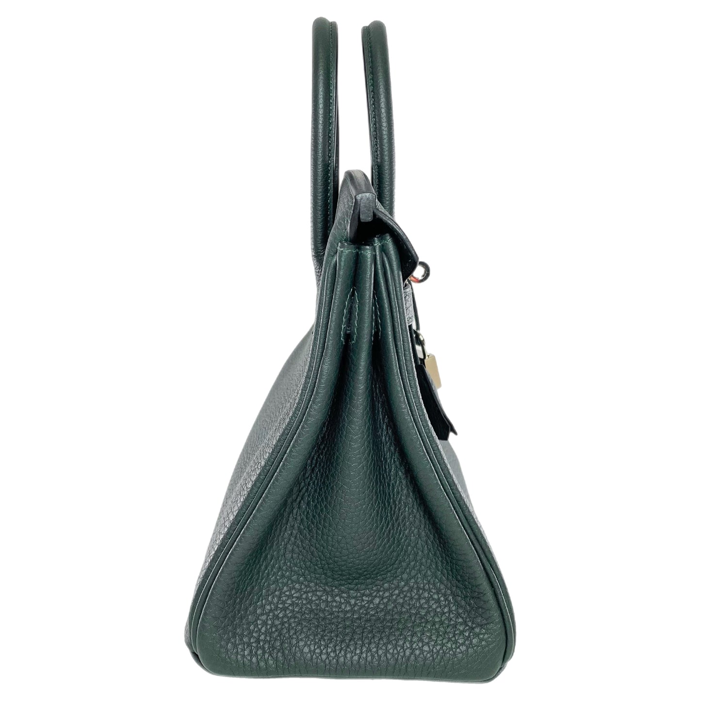 Hermes Birkin 25 Vert Fonce Togo Palladium Hardware