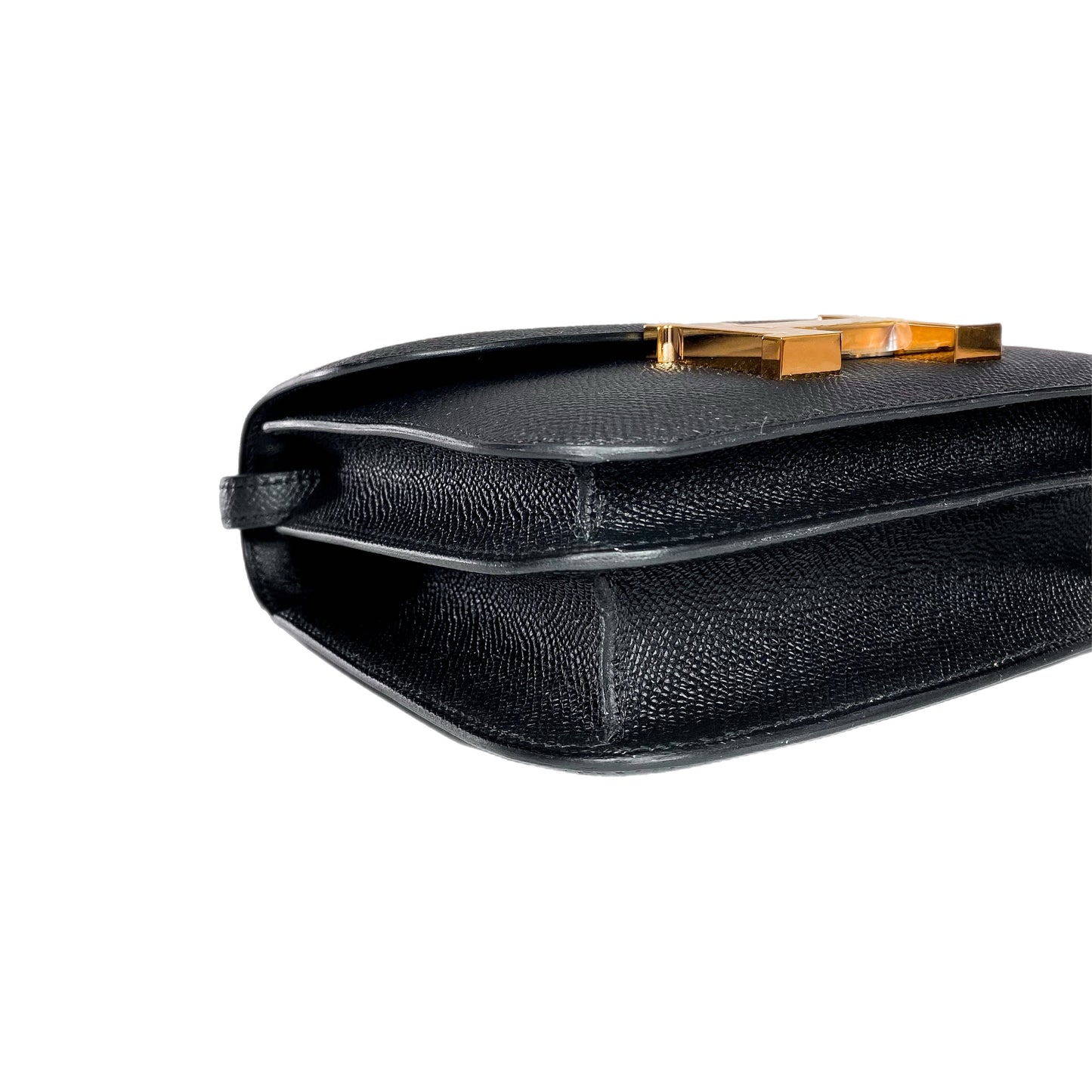 Hermes Constance 18 Black Epsom Rose Gold Hardware