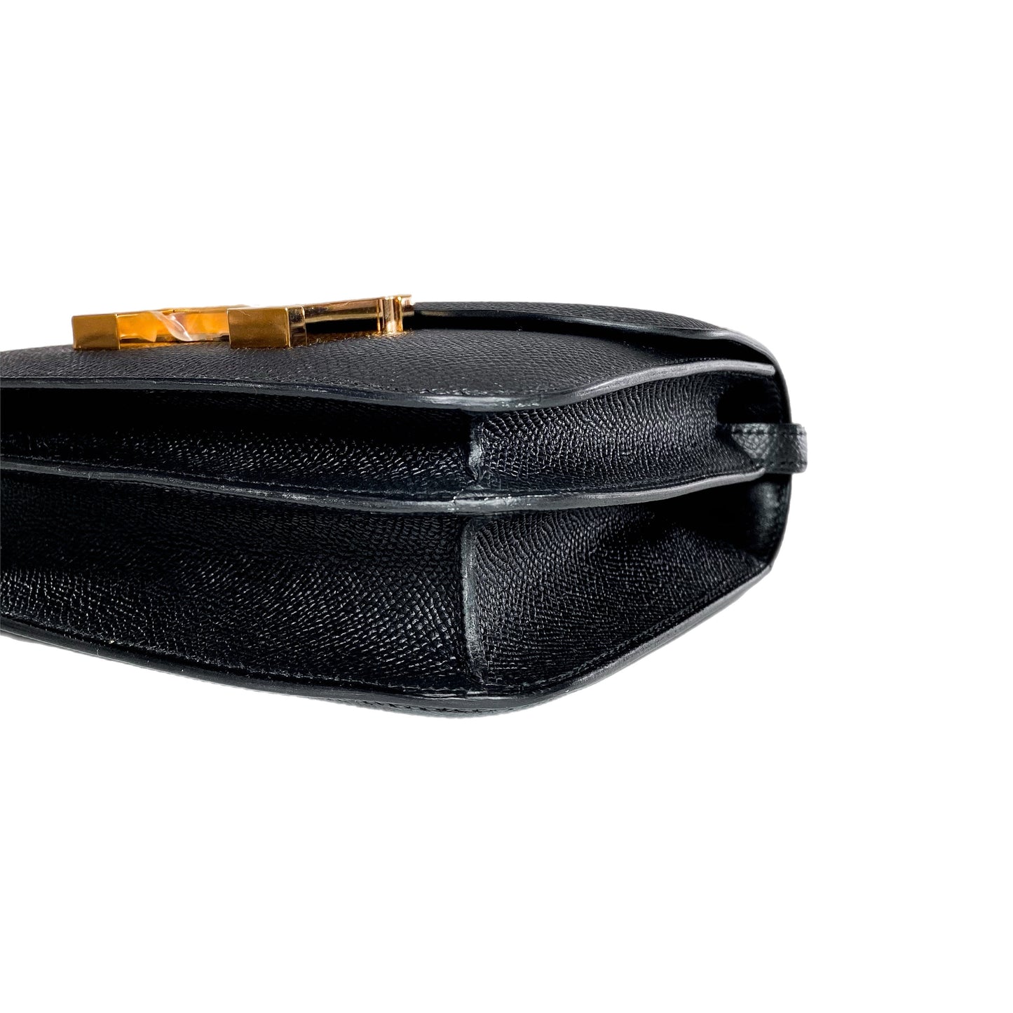 Hermes Constance 18 Black Epsom Rose Gold Hardware