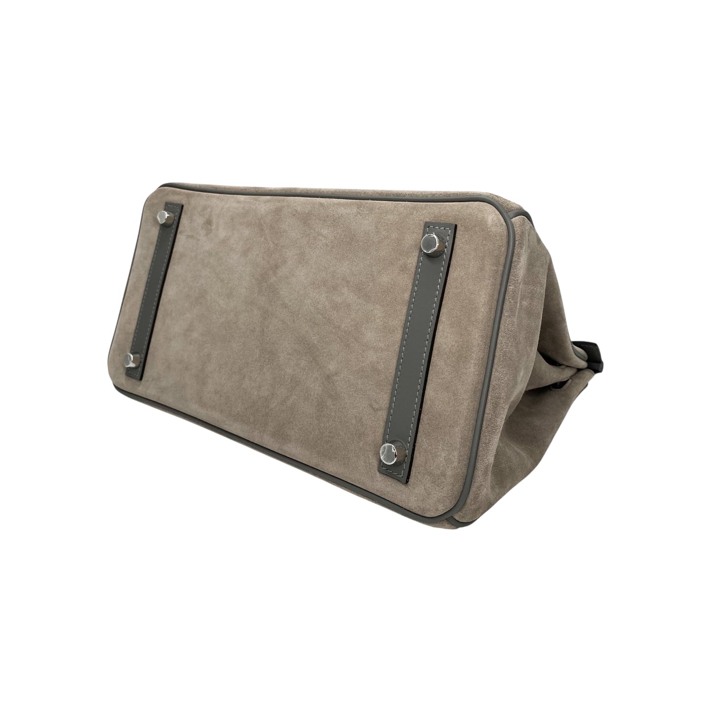 Hermes Birkin 30 Grizzly Gris Meyer Swift Gris Caillou Veau Doblis Palladium Hardware