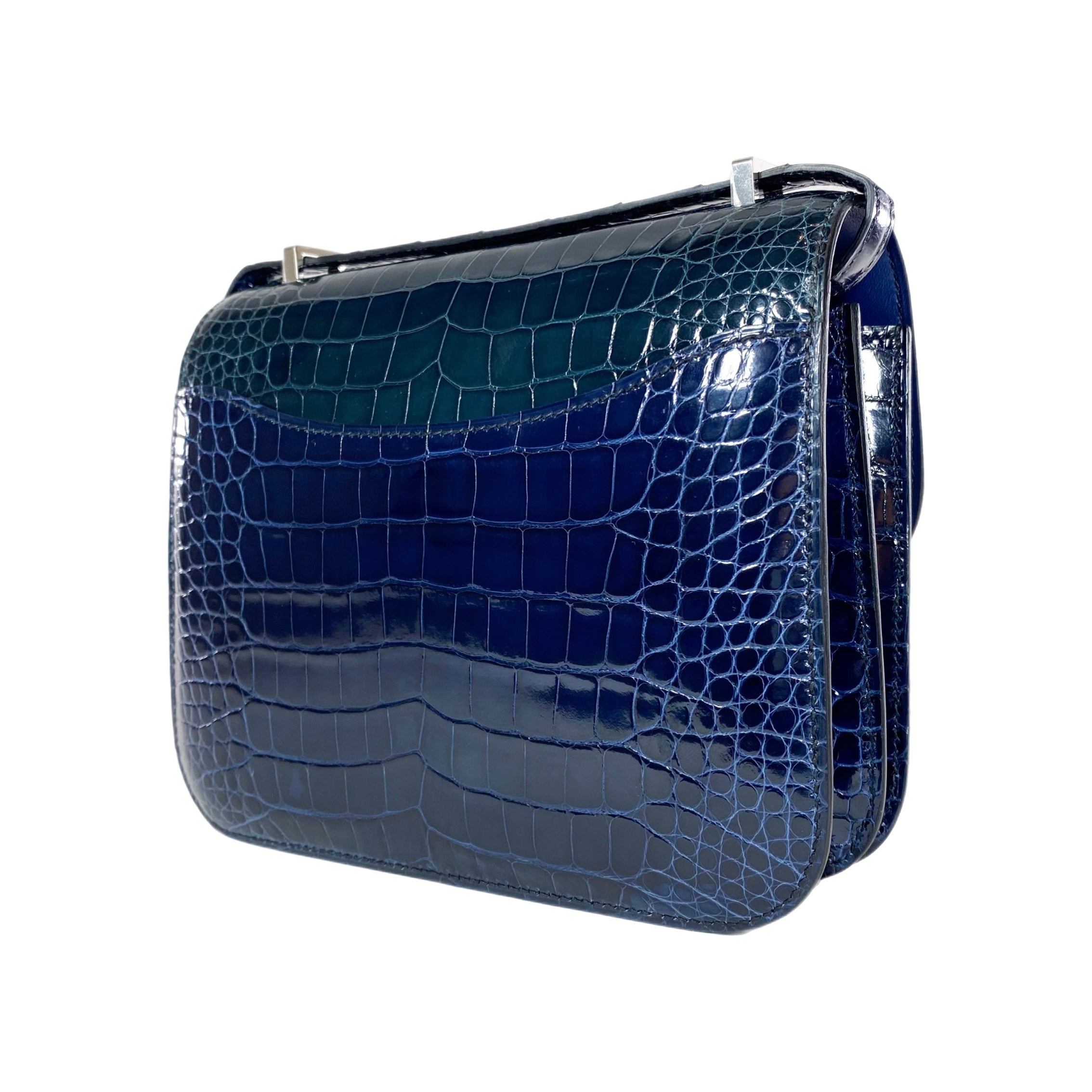 Hermes Tricolor Alligator Constance 18