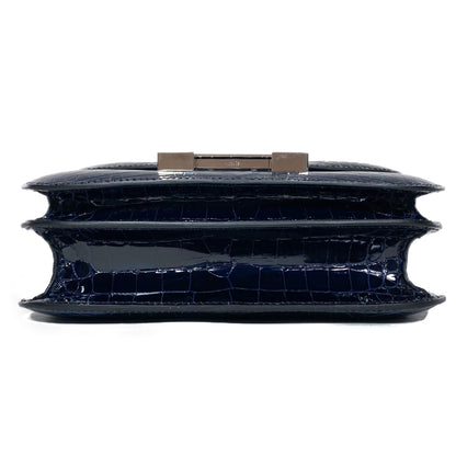 Hermes Tricolor Alligator Constance 18