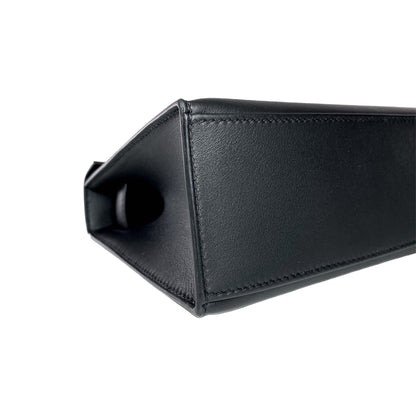 Hermes Kelly Pochette Black Swift Gold Hardware