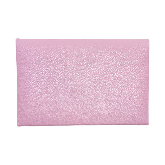 Hermes Mauve Sylvestre Calvi Card Case