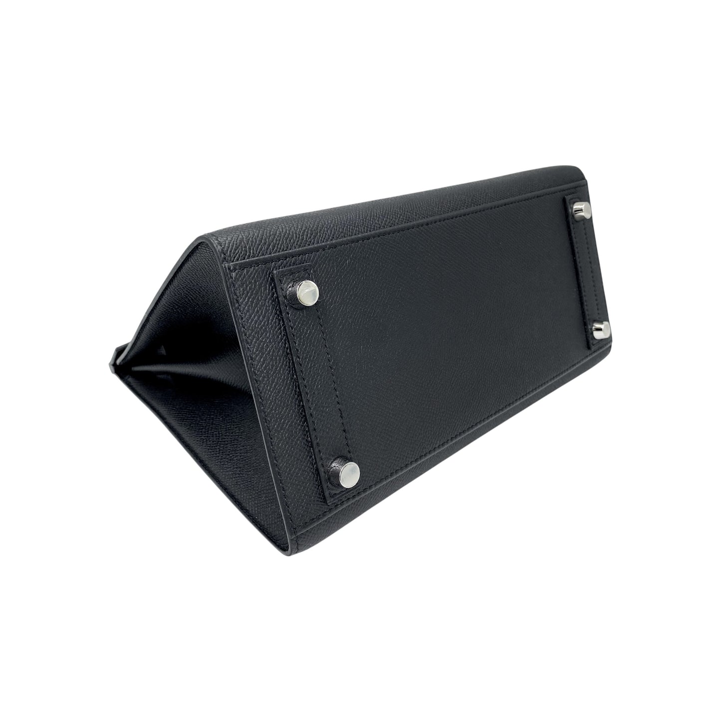 Hermes Birkin 25 Black Epsom Sellier Palladium Hardware