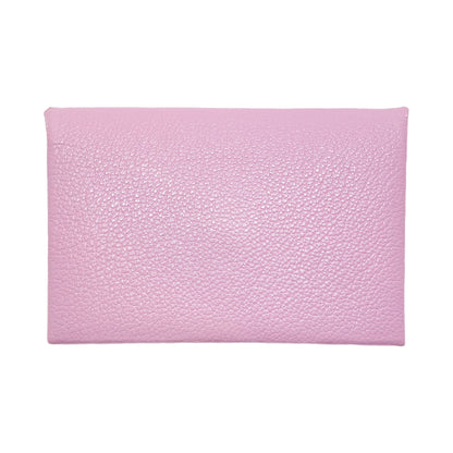 Hermes Mauve Sylvestre Calvi Card Case