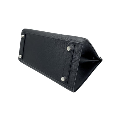 Hermes Birkin 25 Black Epsom Sellier Palladium Hardware