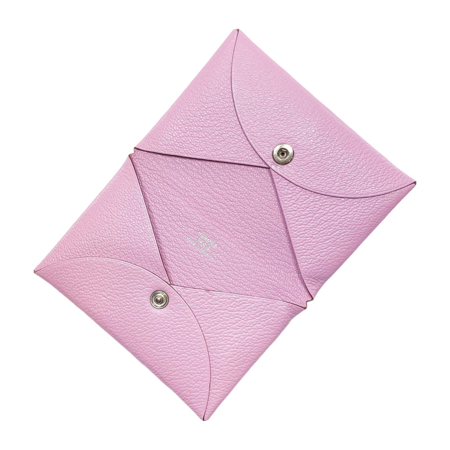 Hermes Mauve Sylvestre Calvi Card Case