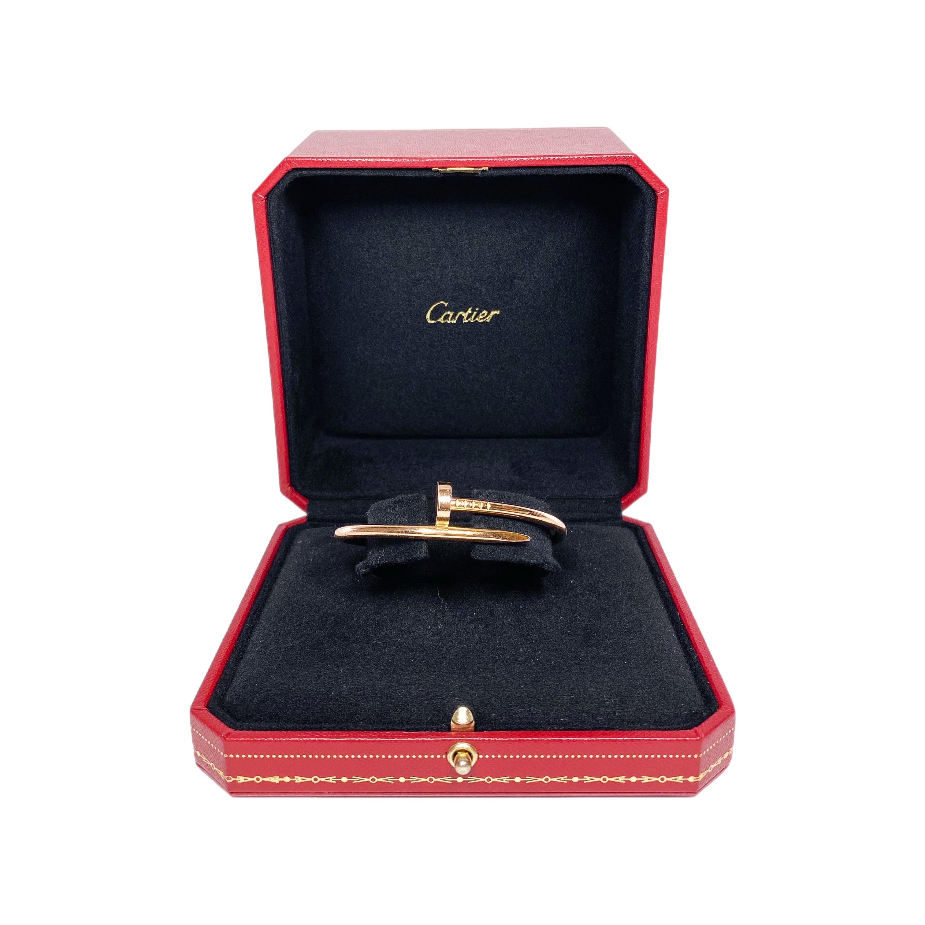 Cartier 18k Pink Gold Classic Juste Un Clou 16