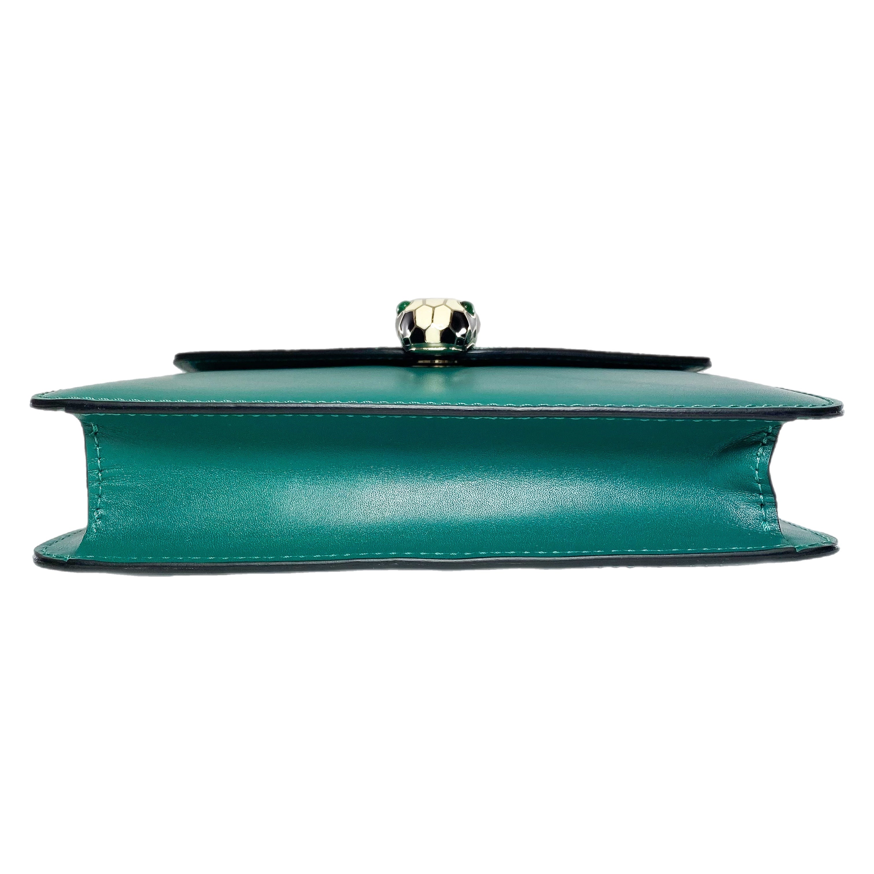 Bulgari Green Serpenti Forever Crossbody Bag