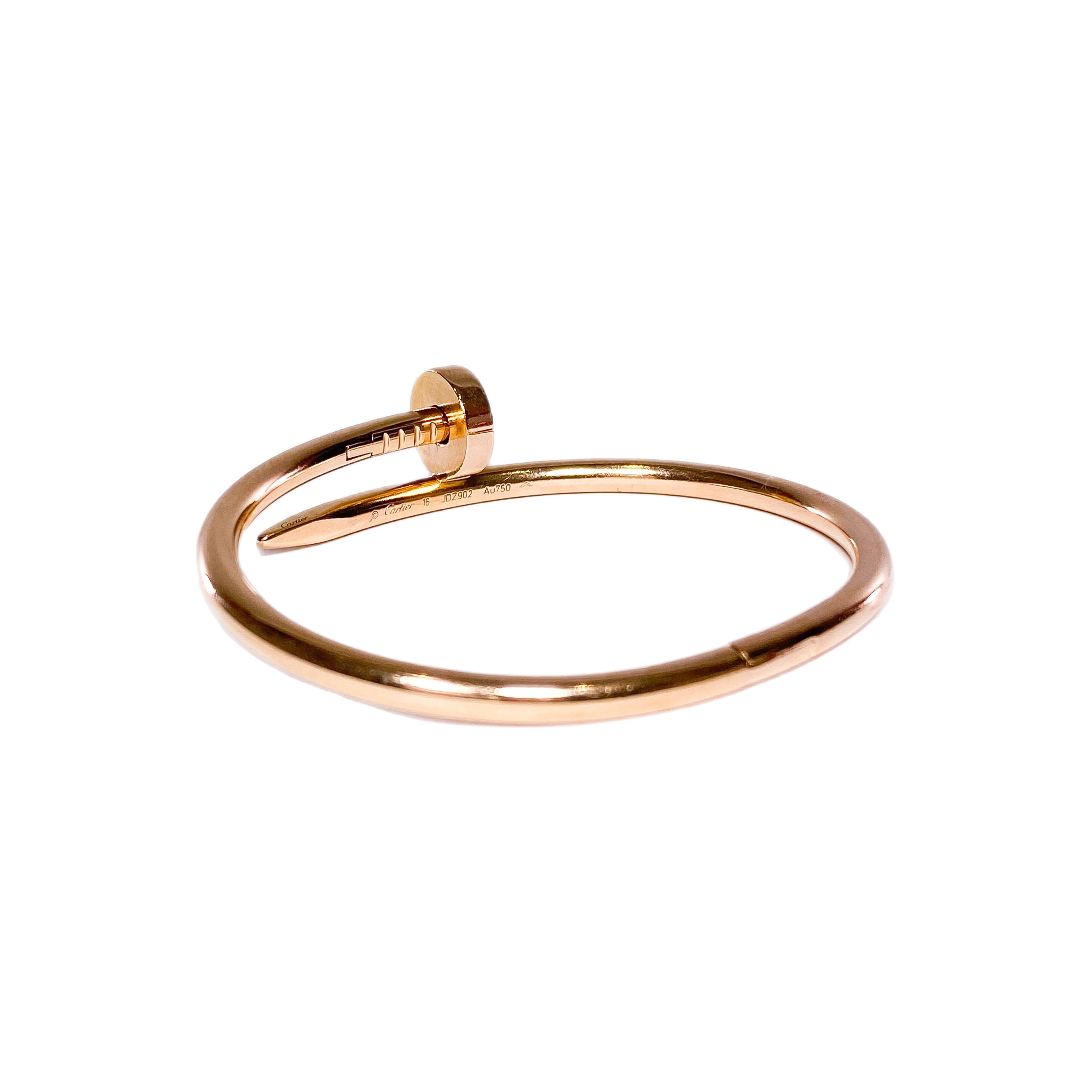 Cartier 18k Pink Gold Classic Juste Un Clou 16