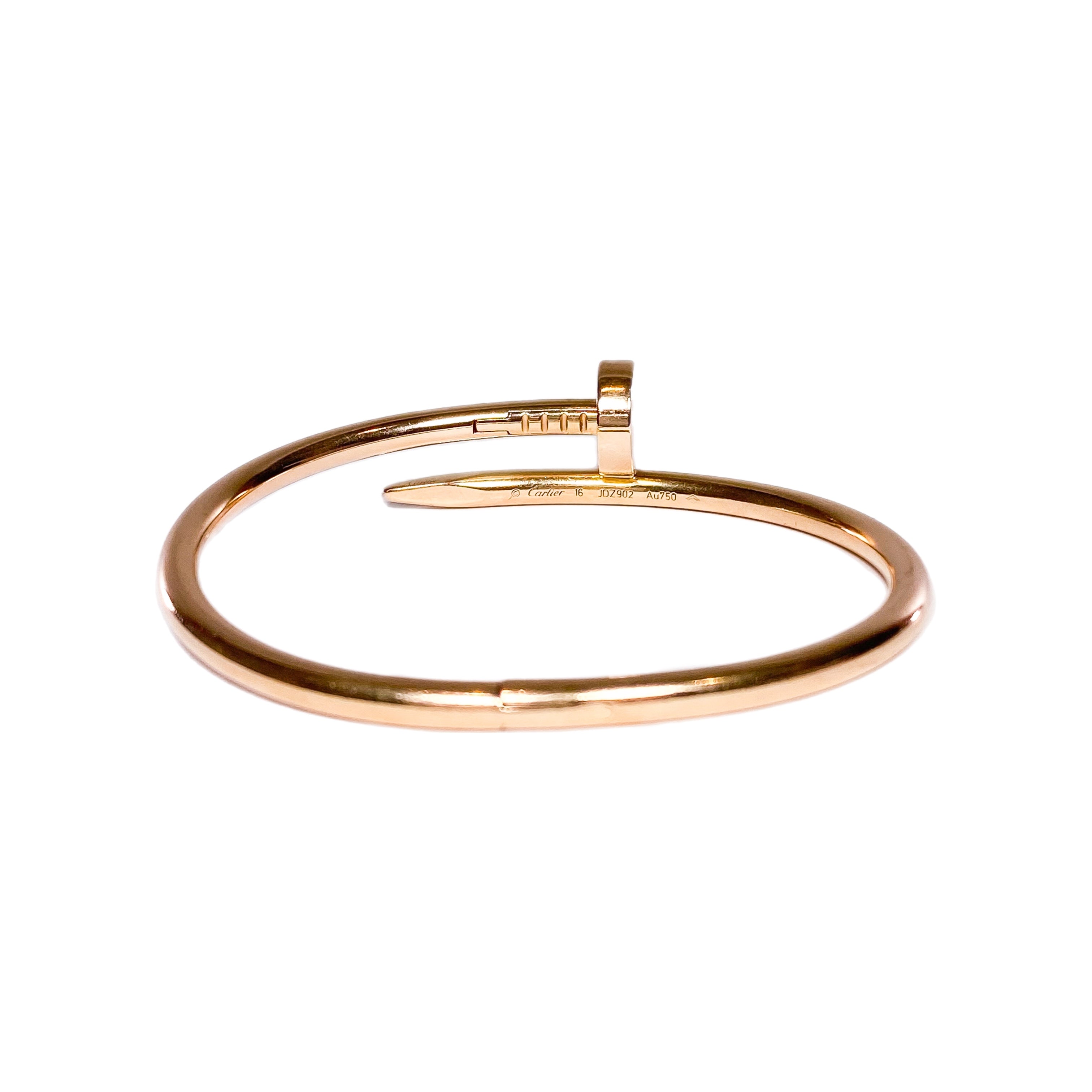 Cartier 18k Pink Gold Classic Juste Un Clou 16