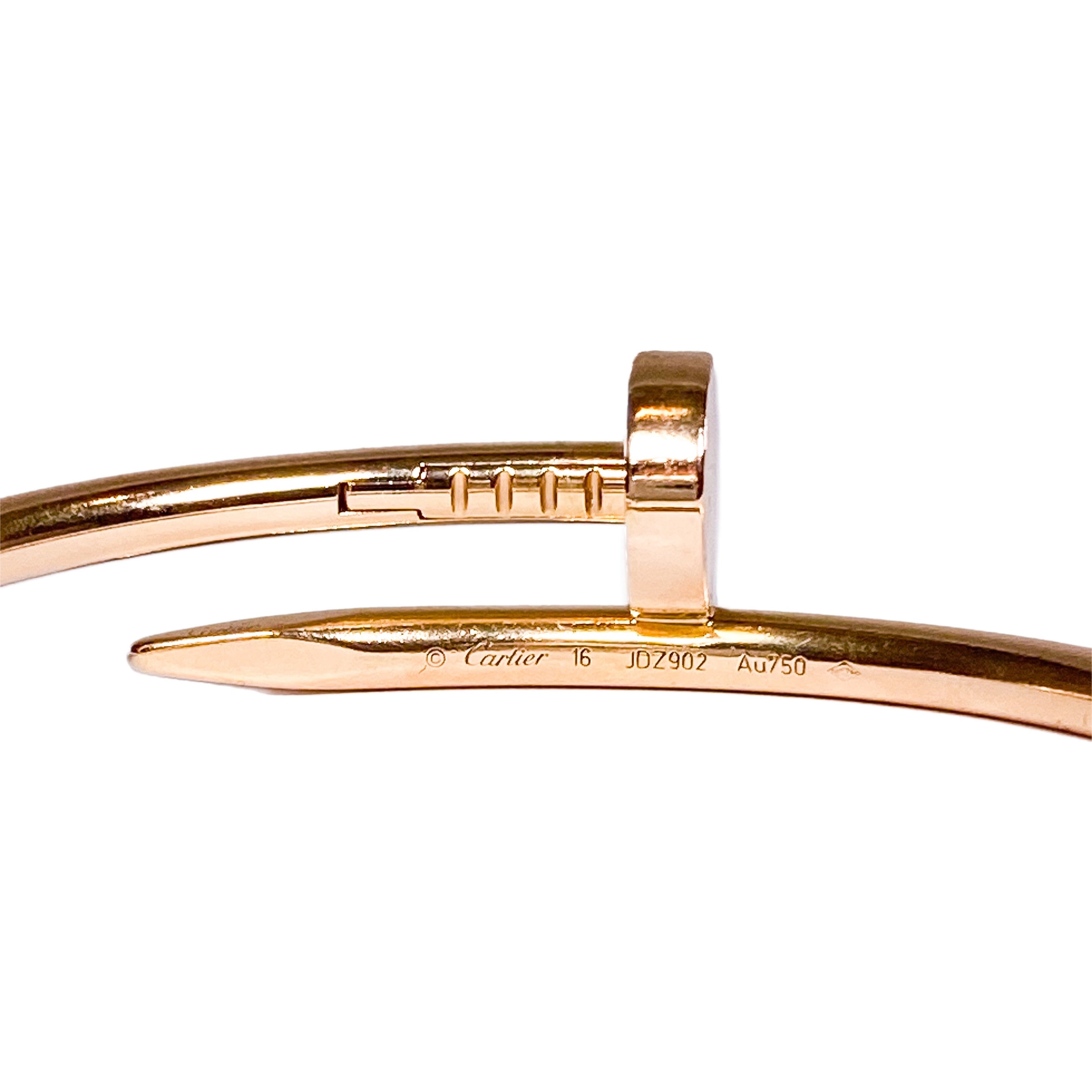 Cartier 18k Pink Gold Classic Juste Un Clou 16