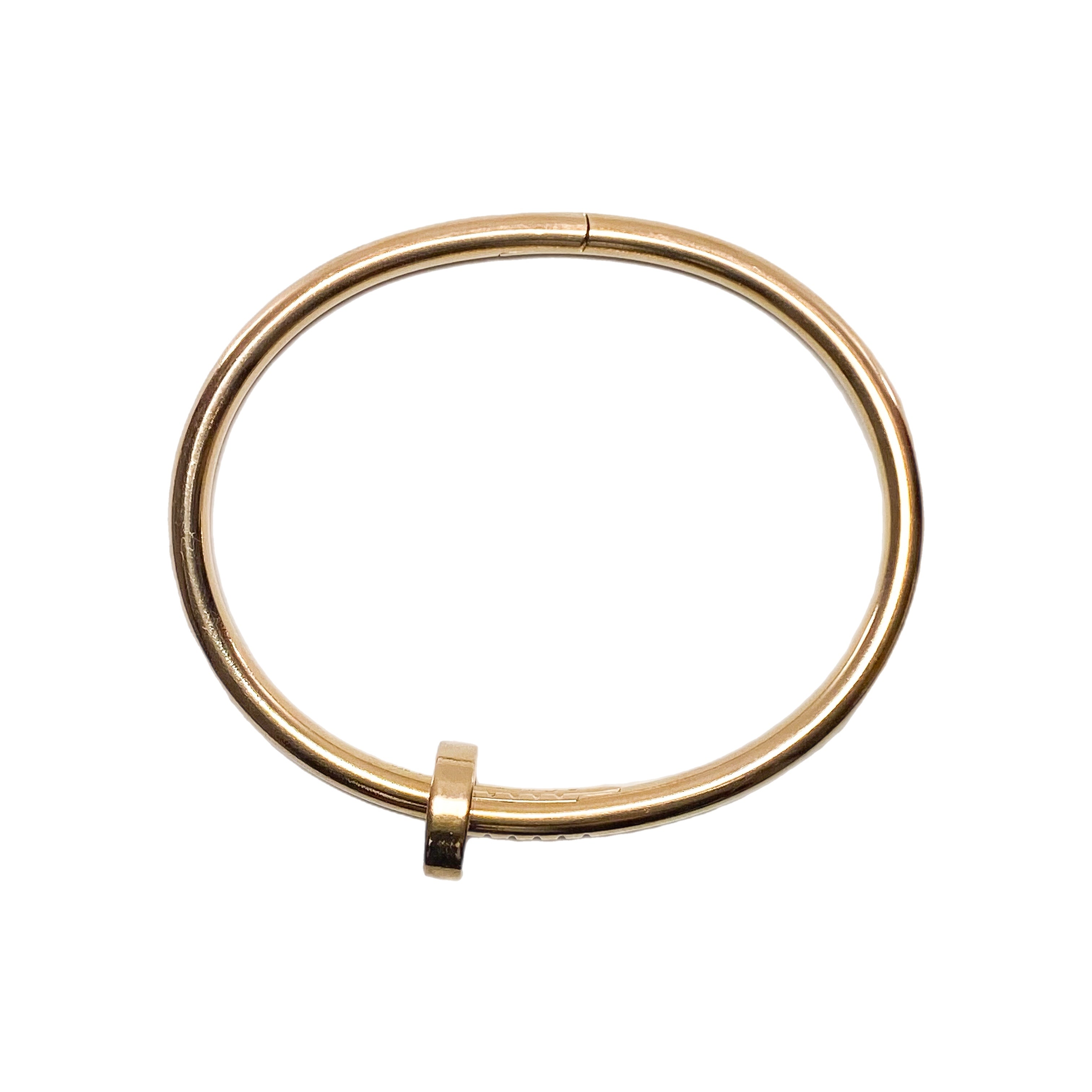 Cartier 18k Pink Gold Classic Juste Un Clou 16