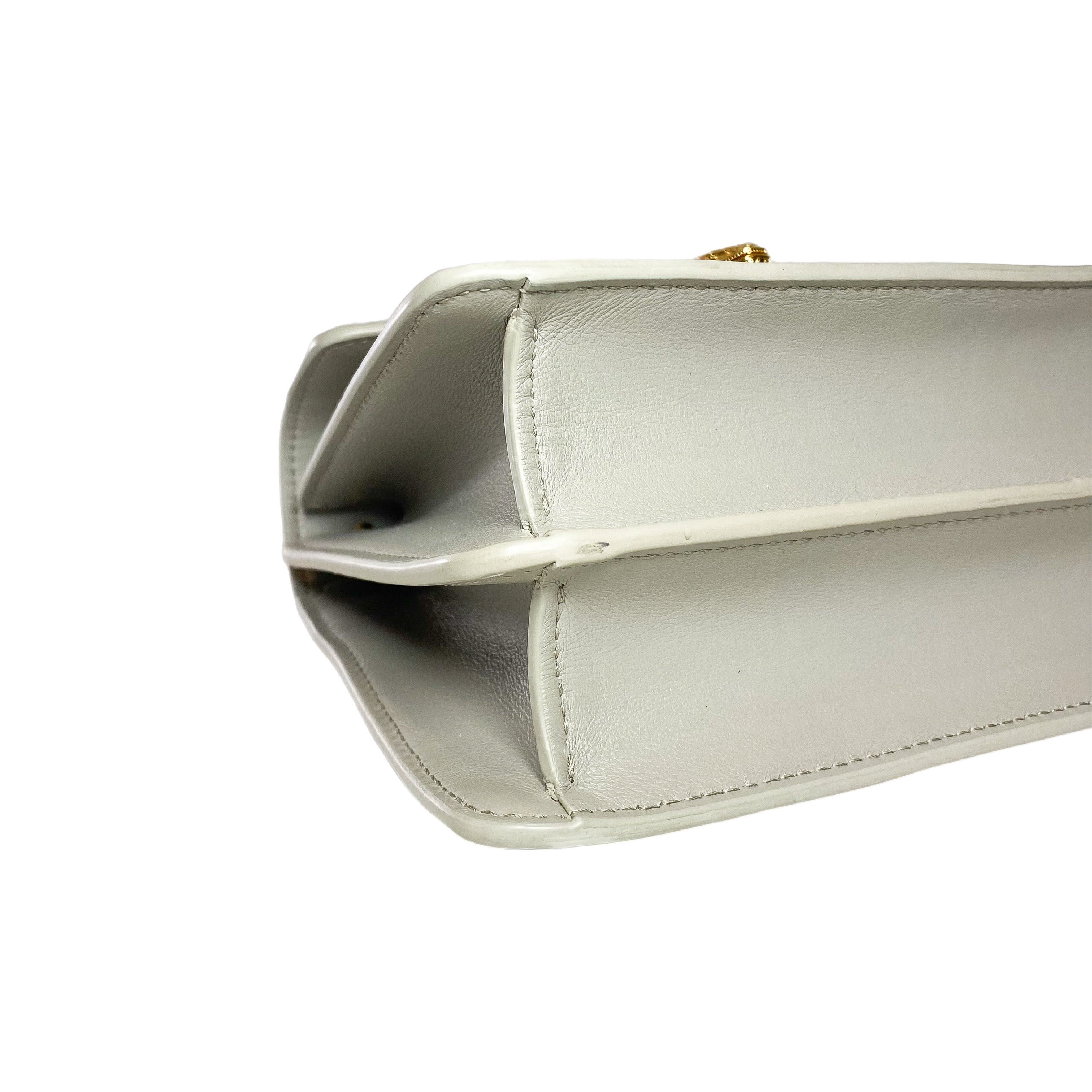 Bulgari Foggy Opal Maxi Chain Serpenti Crossbody Bag