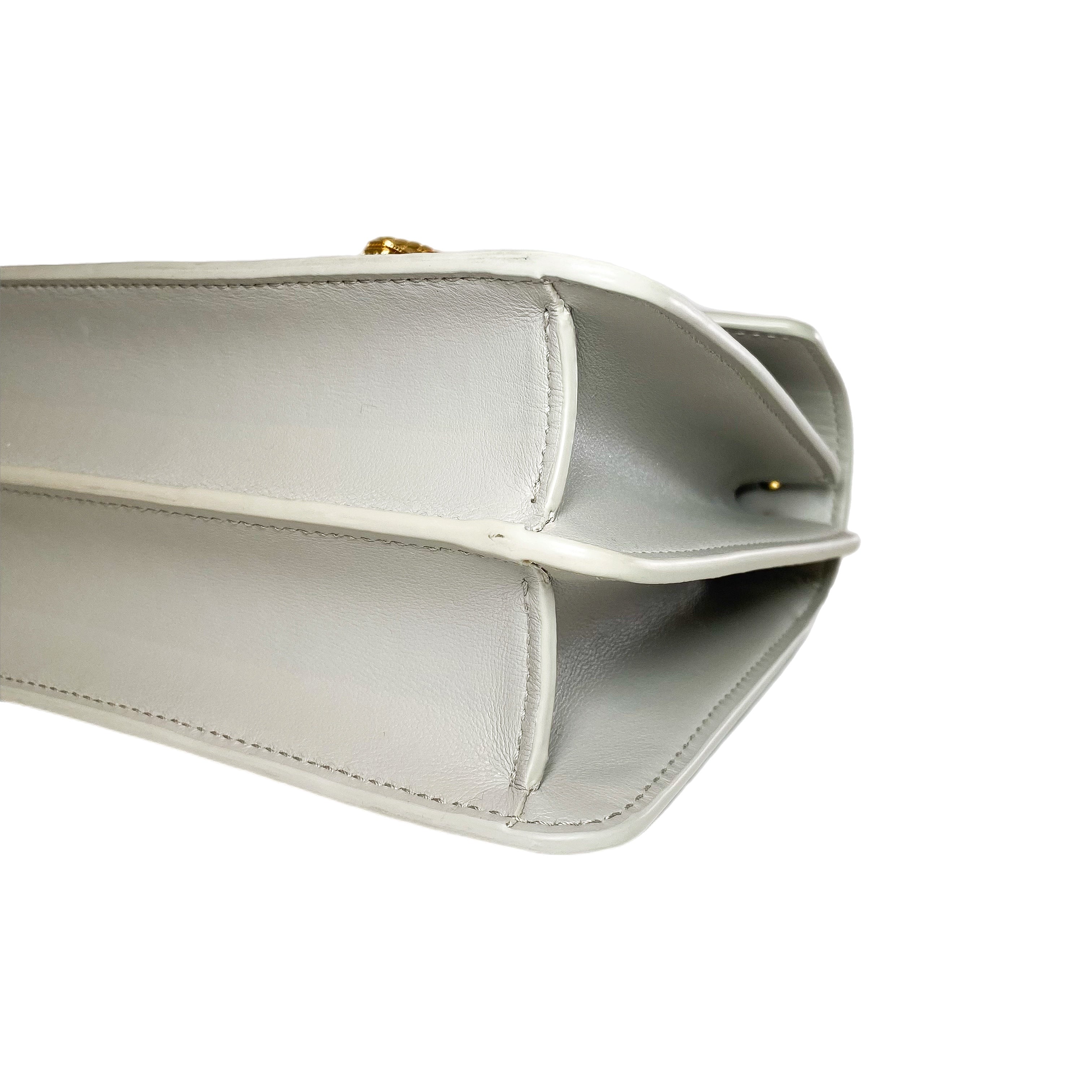 Bulgari Foggy Opal Maxi Chain Serpenti Crossbody Bag