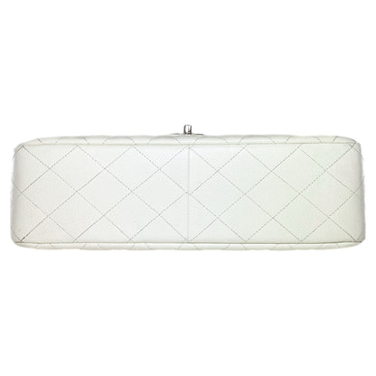 Chanel Off White Jumbo Single Flap Bag