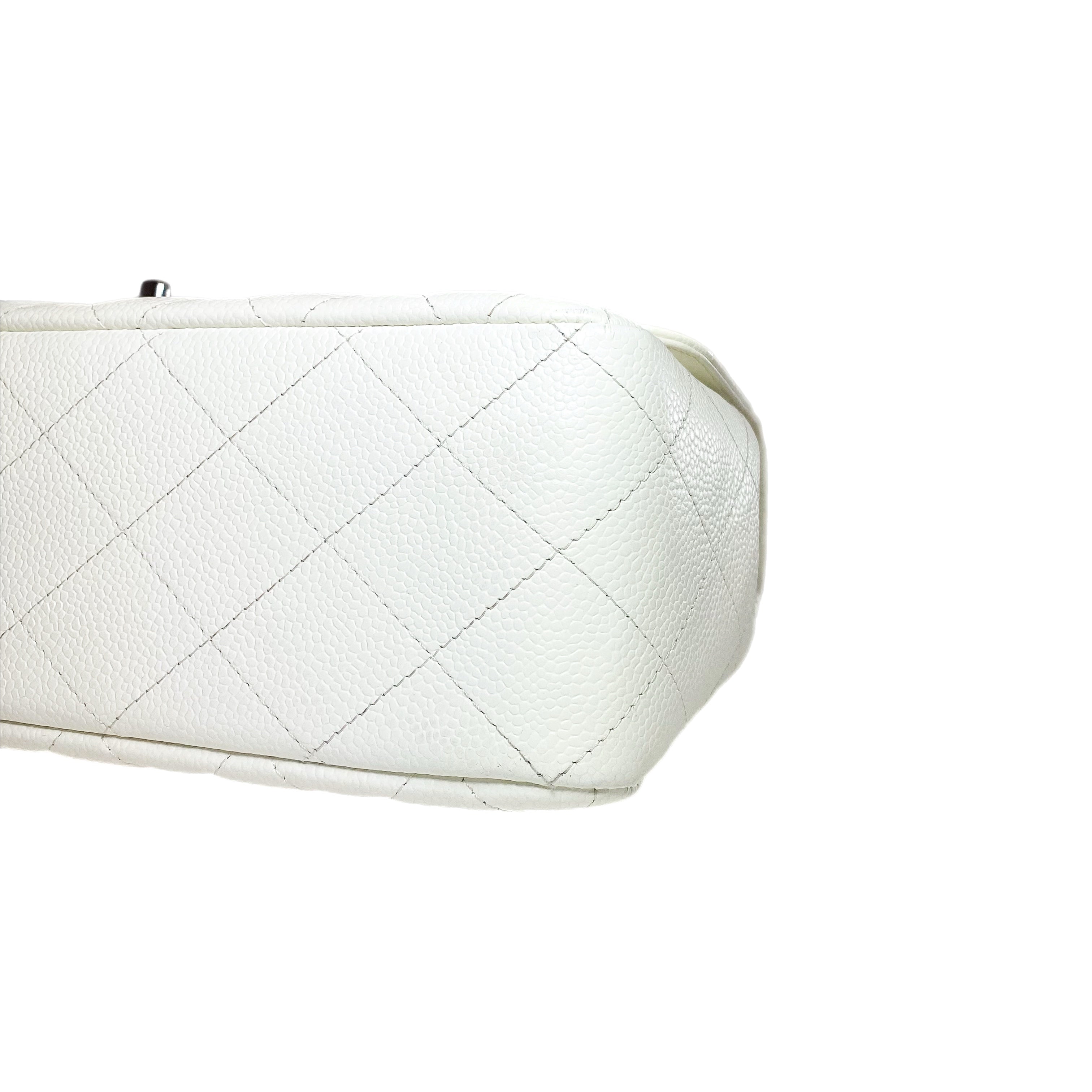 Chanel Off White Jumbo Single Flap Bag | Consign of the Times ™