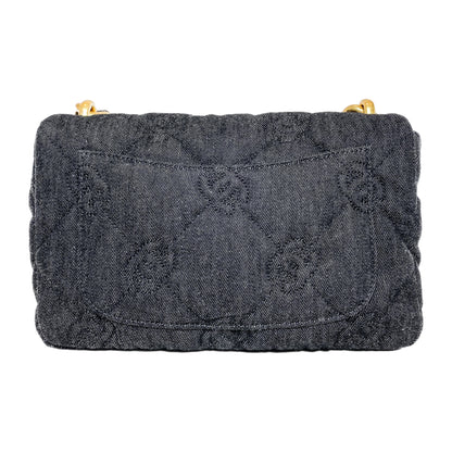 Chanel Black Denim Funky Town Flap Bag