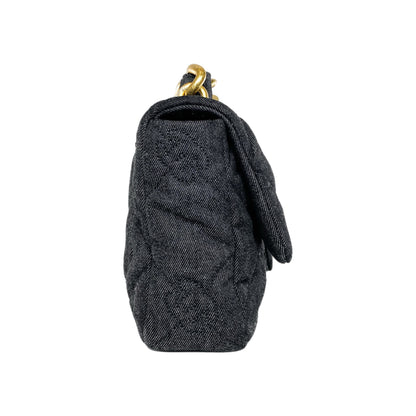 Chanel Black Denim Funky Town Flap Bag