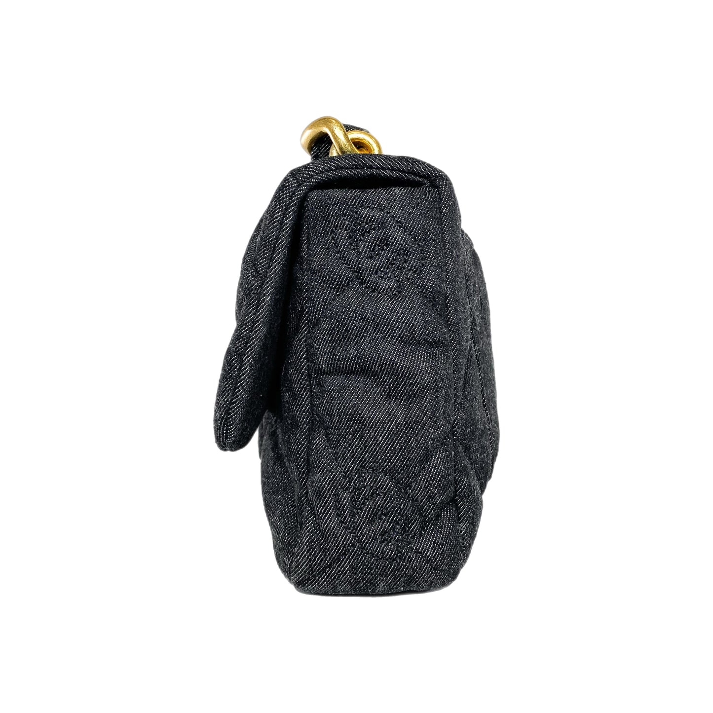 Chanel Black Denim Funky Town Flap Bag