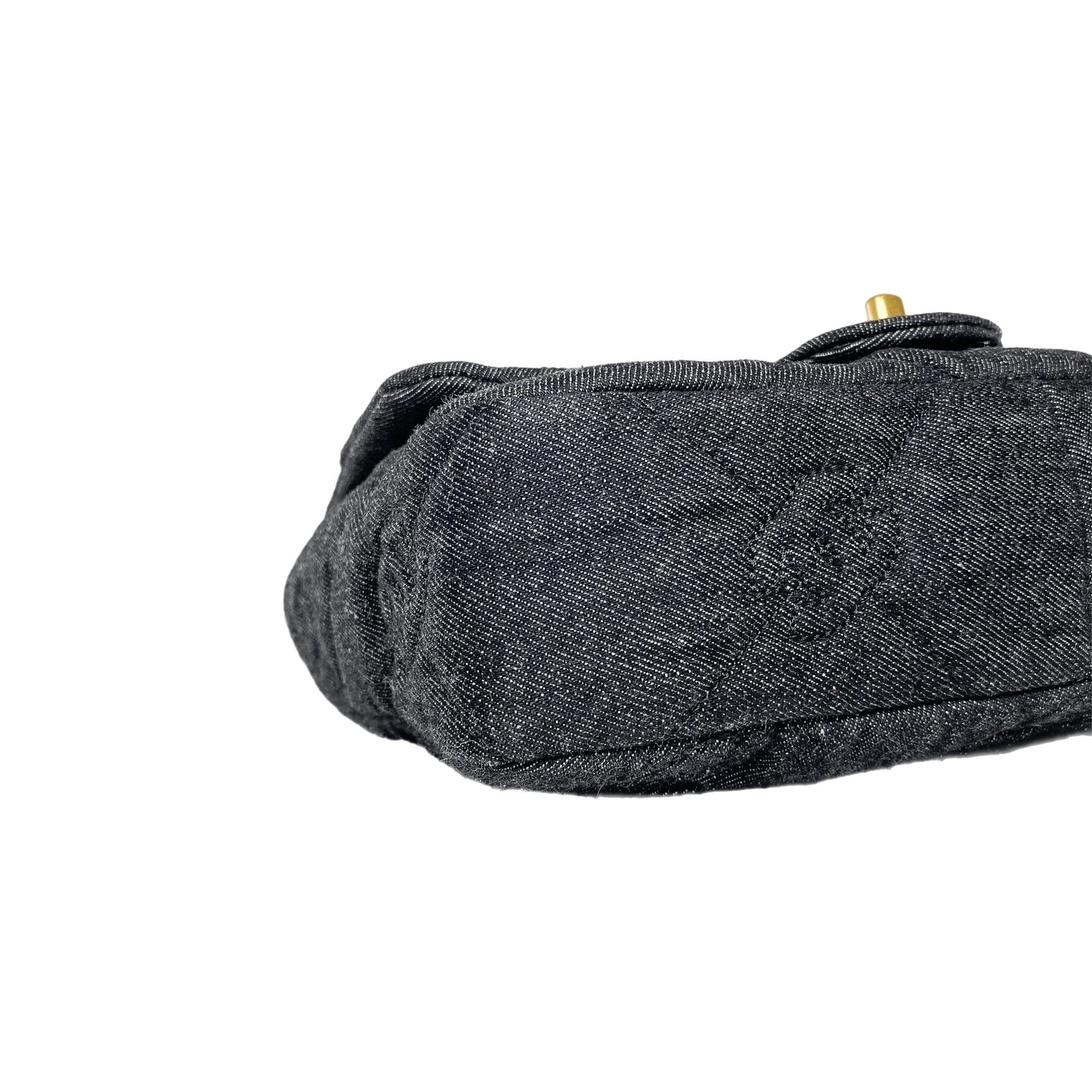 Chanel Black Denim Funky Town Flap Bag