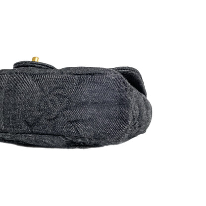 Chanel Black Denim Funky Town Flap Bag