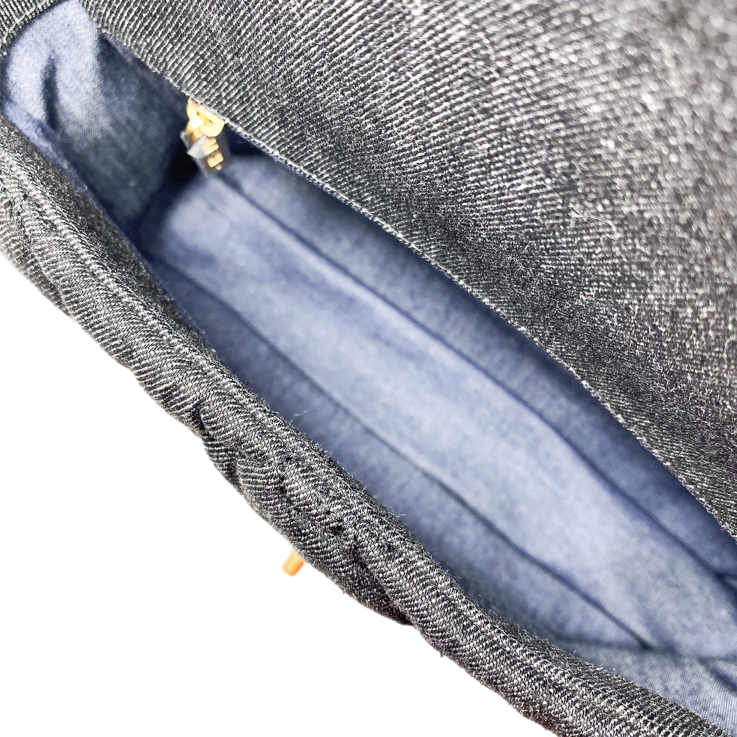 Chanel Black Denim Funky Town Flap Bag