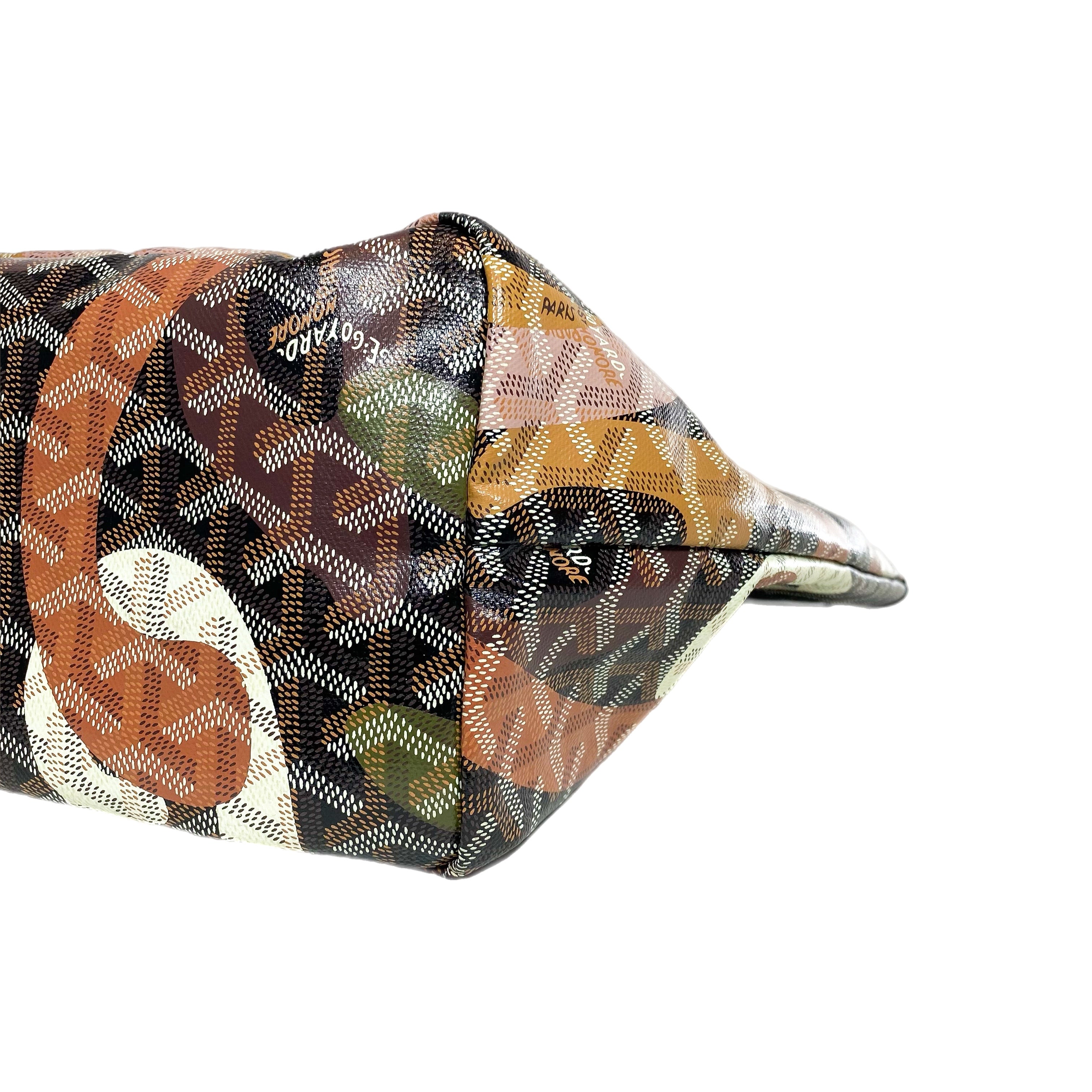 Goyard Goyardine Saint Louis Lettres Camouflage PM Tote