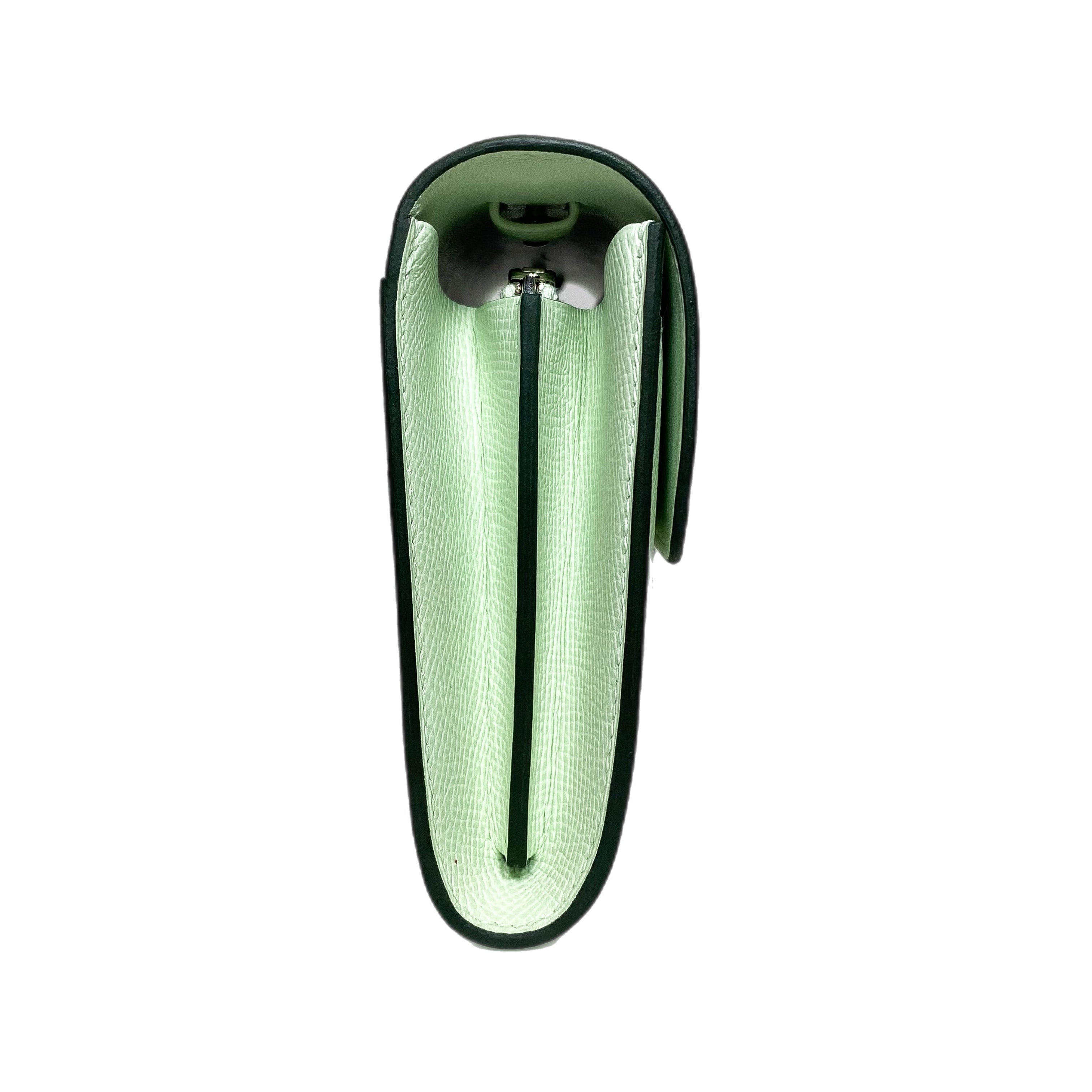 Hermes Constance To Go Vert Fizz Epsom Palladium Hardware