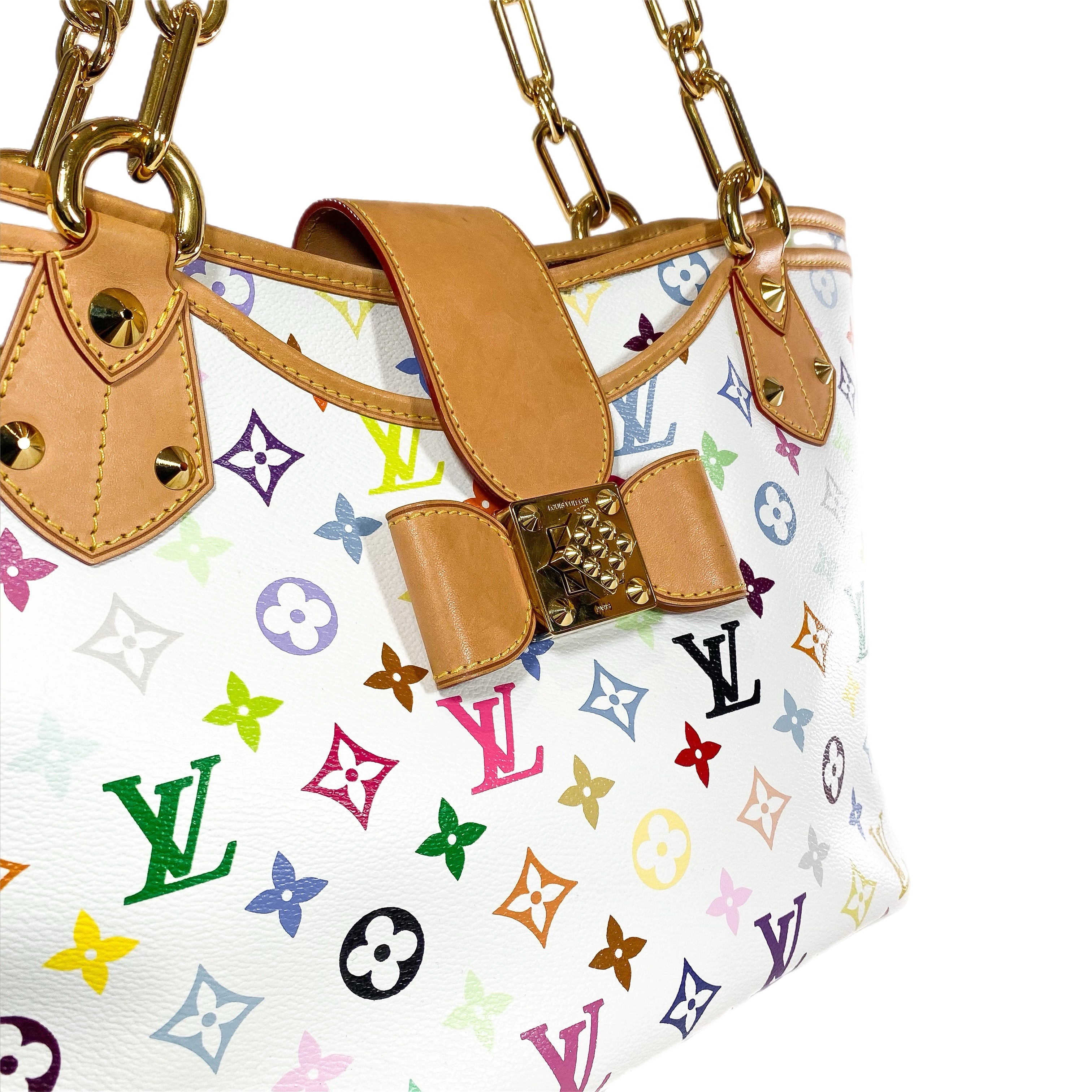 Louis Vuitton Monogram White Multicolor Annie MM