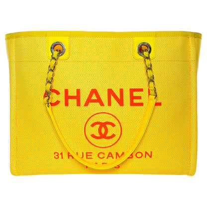 Chanel Neon Yellow Orange Deauville