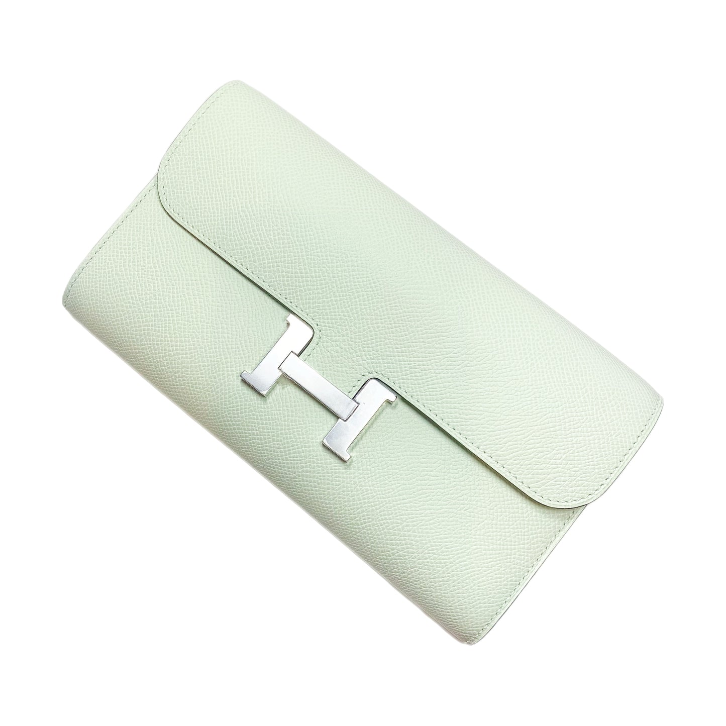 Hermes Constance To Go Vert Fizz Epsom Palladium Hardware