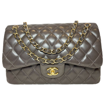 Chanel Taupe Jumbo Flap Bag