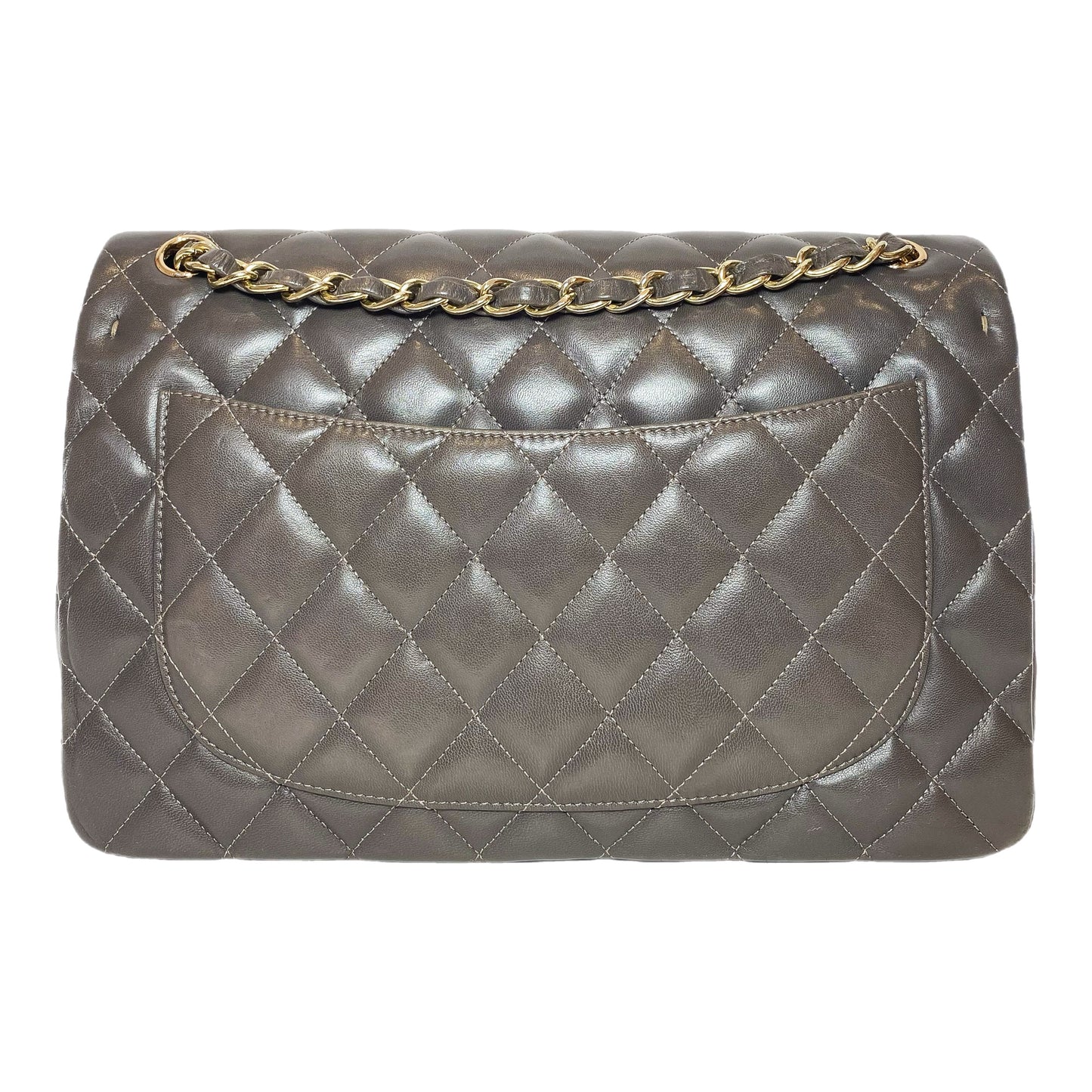 Chanel Taupe Jumbo Flap Bag