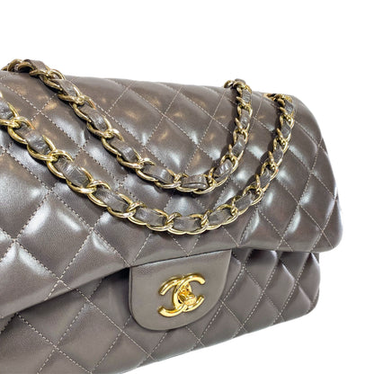 Chanel Taupe Jumbo Flap Bag