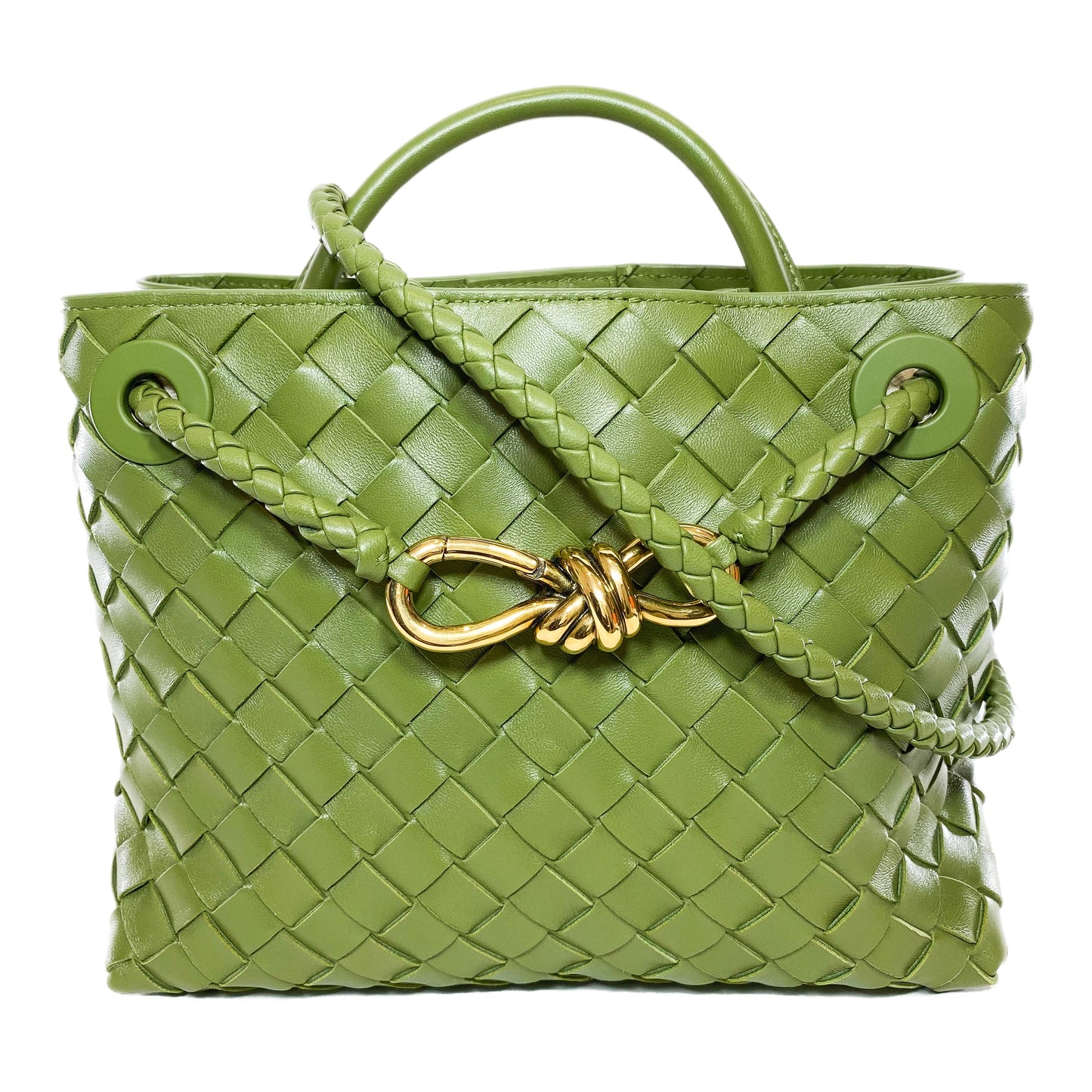 Bottega Veneta Matcha Small Andiamo Tote