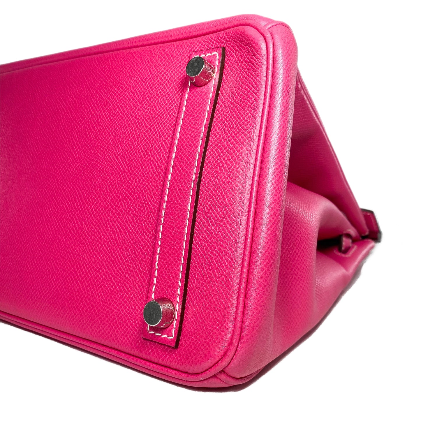 Hermes Birkin 30 Rose Tyrien Tosca Epsom Palladium Hardware